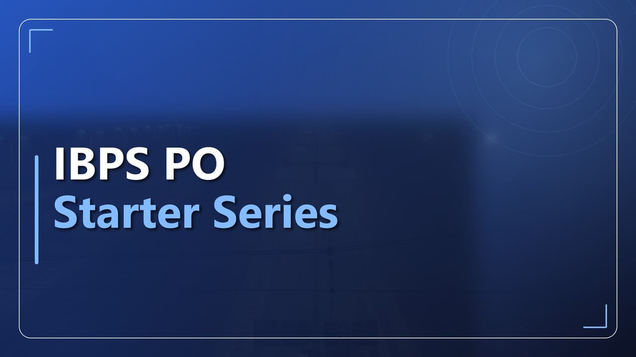 IBPS PO स्टार्टर सीरीज़